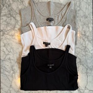 J Crew vintage rib tank tops